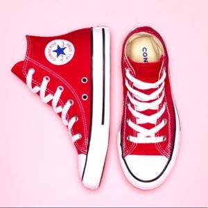 Red Converse Hightops